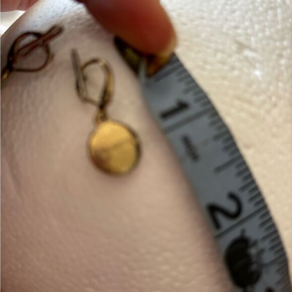 Monet Hoop Earrings crystal diamond hoops accessory y2k vintage circle unisex - Picture 4 of 5